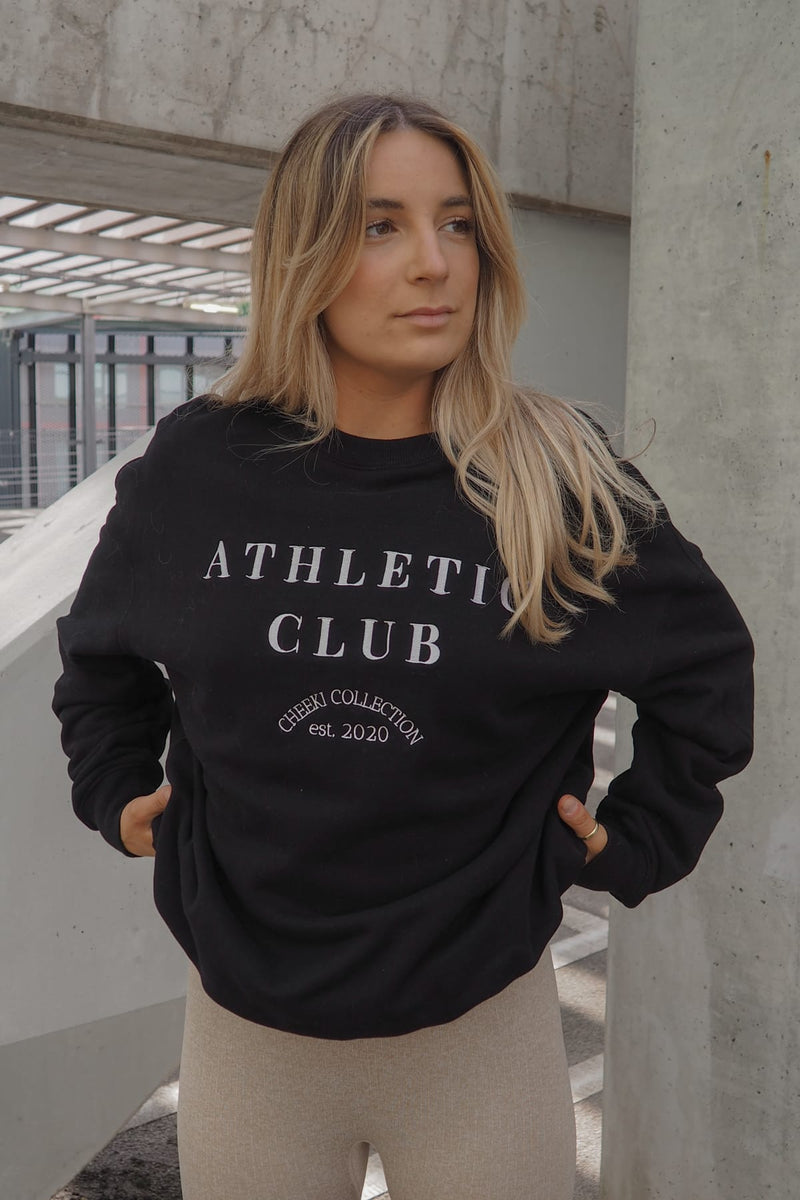 Athletic Club Sweatshirt | Black