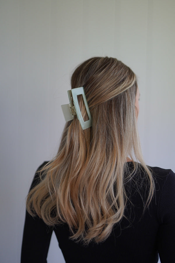 Haarklammer Medium | Mint