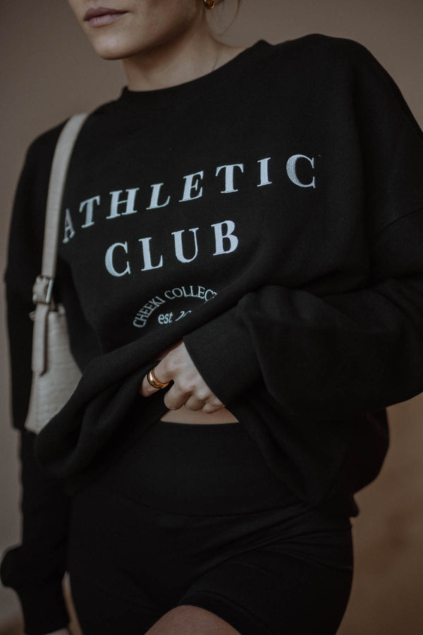 Athletic Club Sweatshirt | Black